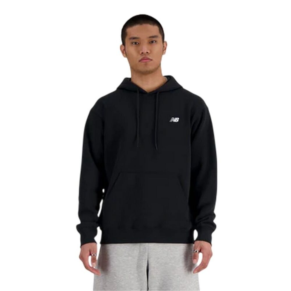 New Balance Mens Regular Long-Sleeved Hoodie / Black